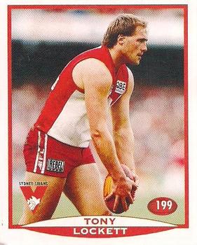 1997 Select AFL Stickers #199 Tony Lockett Front